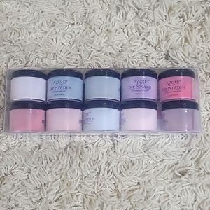 Azure dip powder